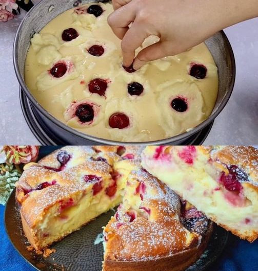 SAFTIGSTER Kirschkuchen mit Vanillepudding, Suchtgefahr Pur!