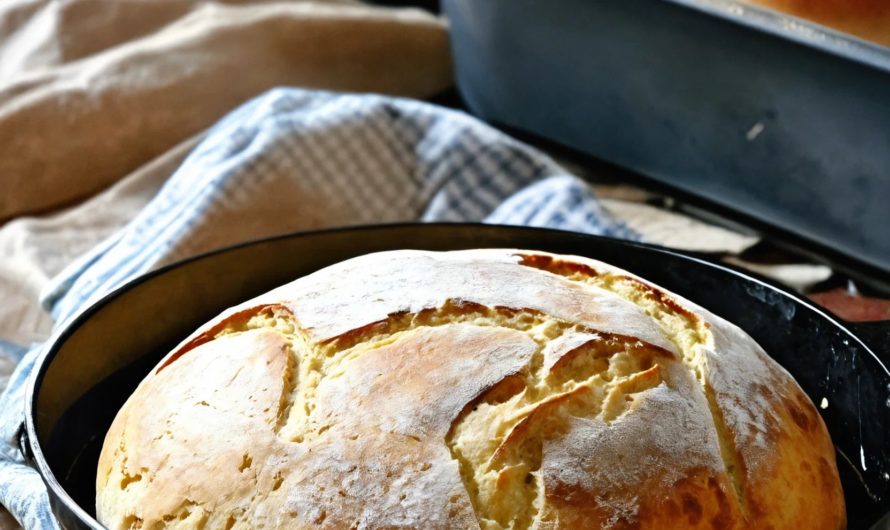 Blitzbrot aus der Pfanne mit nur 4 Zutaten!