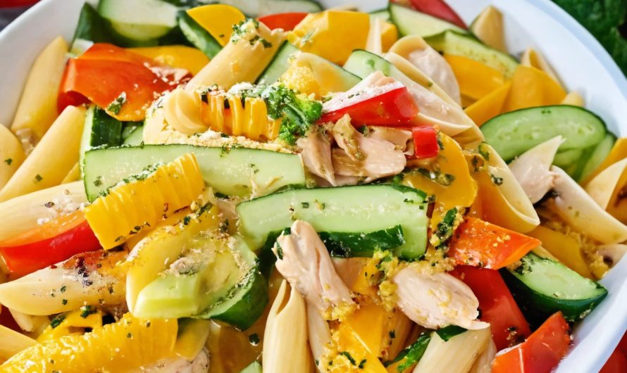 Bunter Nudelsalat