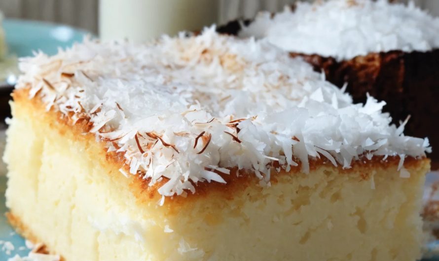 Kokos-Zauberkuchen paradiesisches Vergnügen!