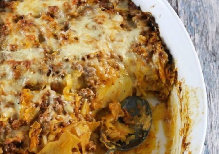 Hackfleisch-Kohlrabi-Auflauf (kohlenhydratarm, lecker und einfach)