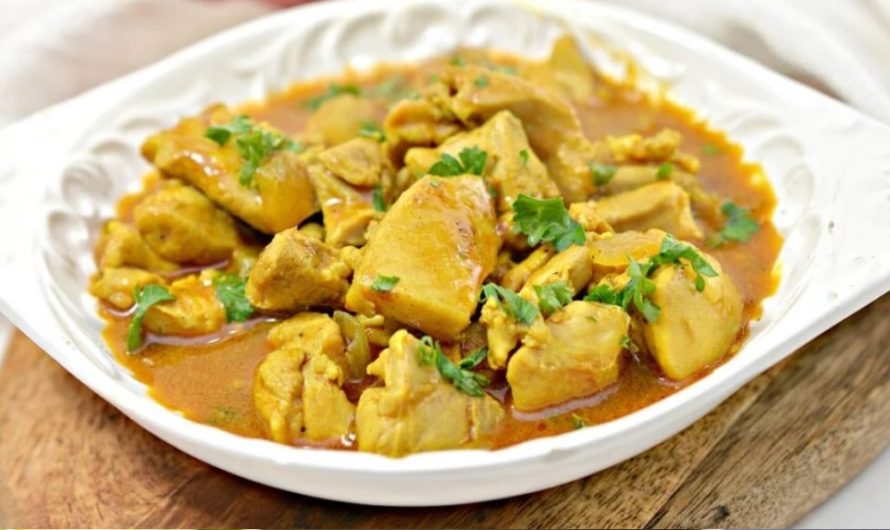 Keto-Hühnchen-Curry