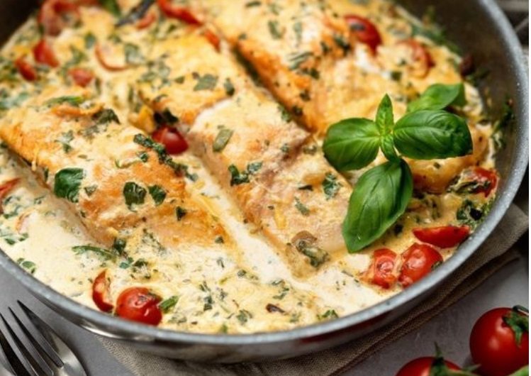 Toskana Lachs – Low Carb Rezept