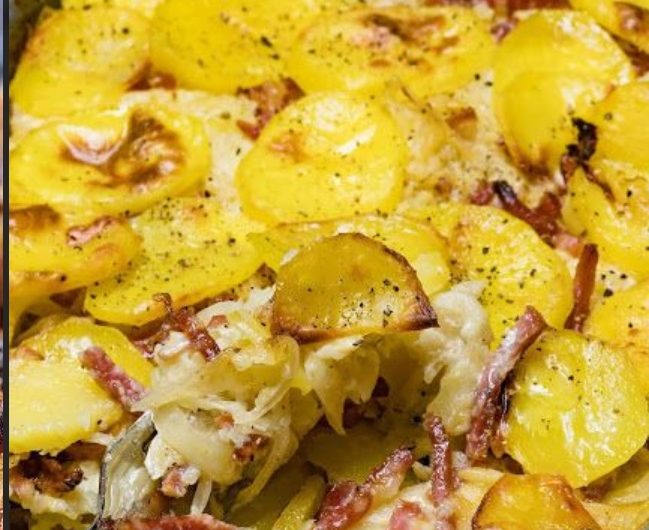 Sauerkraut-Kartoffel-Auflauf nach Omas Art
