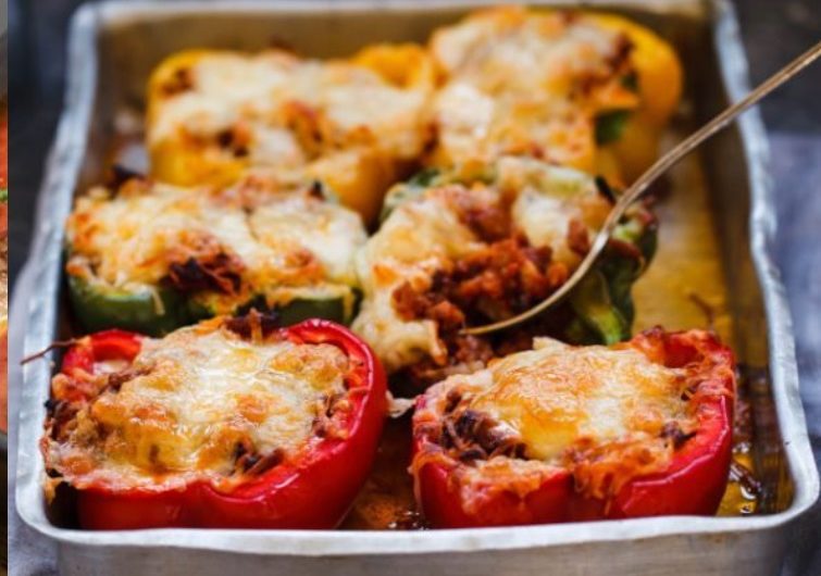 Gefüllte Paprika Low Carb