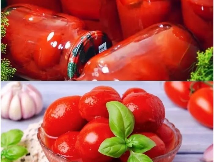 Saftige Tomaten im eigenen Saft für den Winter