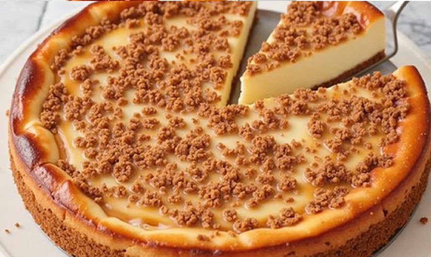 Spekulatius-Cheesecake mit Crumble-Topping