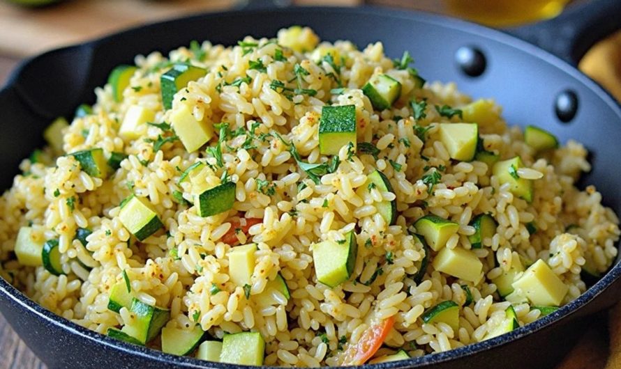 Zucchini-Reis-Pfanne – Einfach und unglaublich lecker