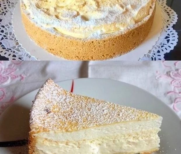 Schneekuchen mit Quark und Baiser: Ein Traum in Weiß