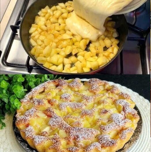 Der Blitz-Apfelkuchen – Mit nur 3 Äpfeln und 10 Minuten Vorbereitung