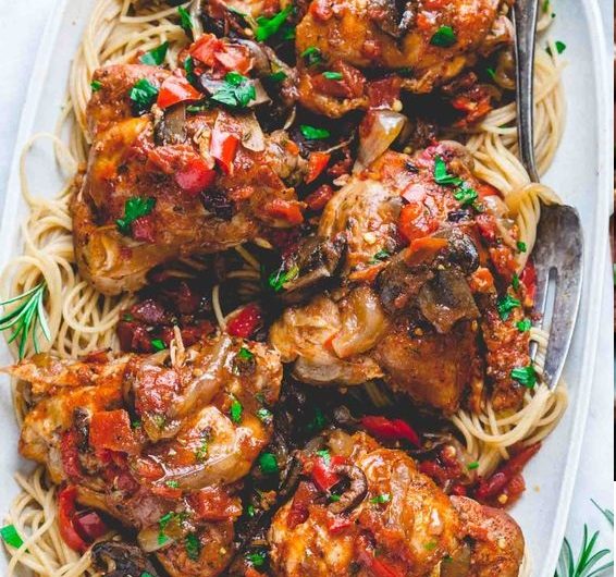 Slow Cooker Chicken Cacciatore