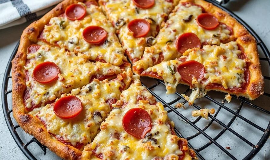Gesund und lecker: Low Carb Schüttelpizza in nur 30 Minuten