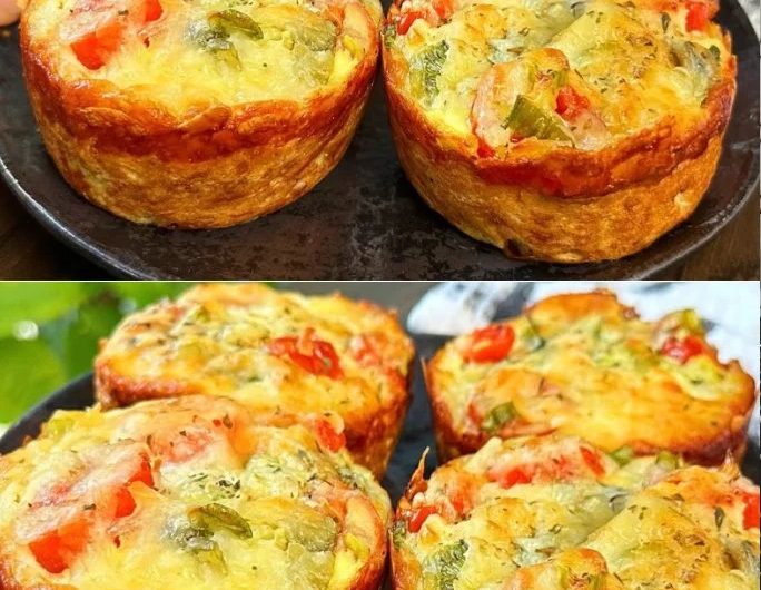 Herzhaft & Gesund – Low-Carb-Gemüsemuffins mit Dip
