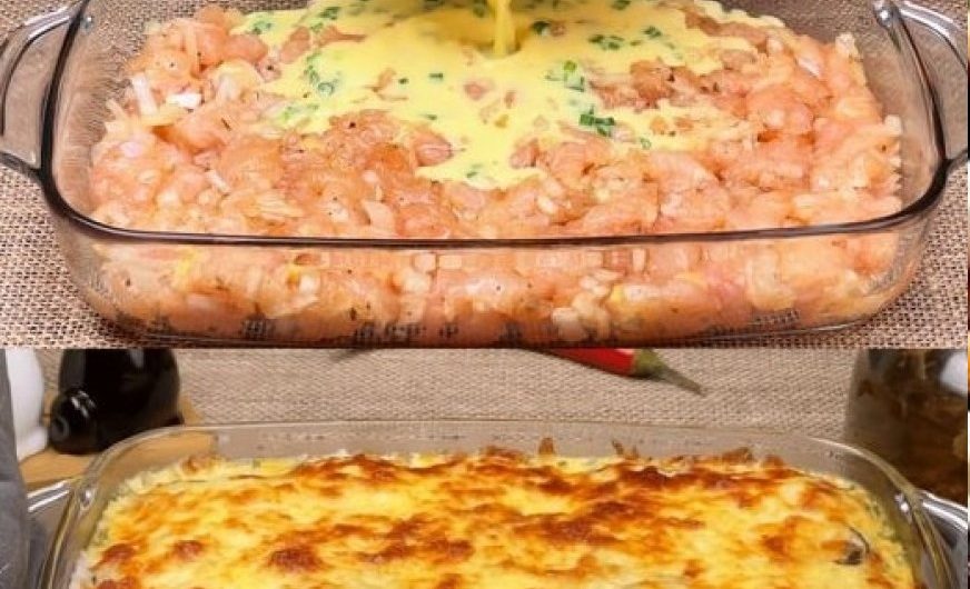 Zwiebel-Sahne-Hähnchen aus dem Ofen – Ohne Fix-Tüte