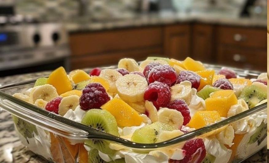 Gefrorener Obstsalat von Nana – 12–15 Portionen