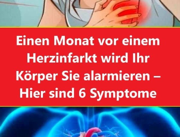 Unmittelbar vor einem Herzinfarkt – Diese 6 Symptome sollten Sie ernst nehmen!