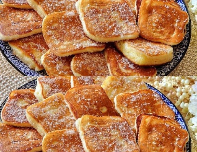 Wenn du 1 Ei, 1 Apfel und Mehl und Milch hast. Bereiten Sie dieses köstliche süße Rezept sehr weich zu