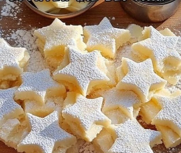 Engelssterne – zarte Weihnachtsplätzchen mit liebevoller Verzierung
