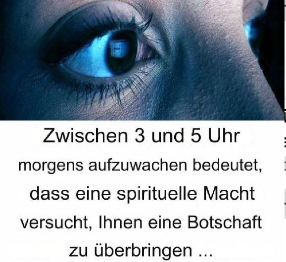 Nächtliches Erwachen zwischen 3 und 5 Uhr: Ein Zeichen spiritueller Botschaften?