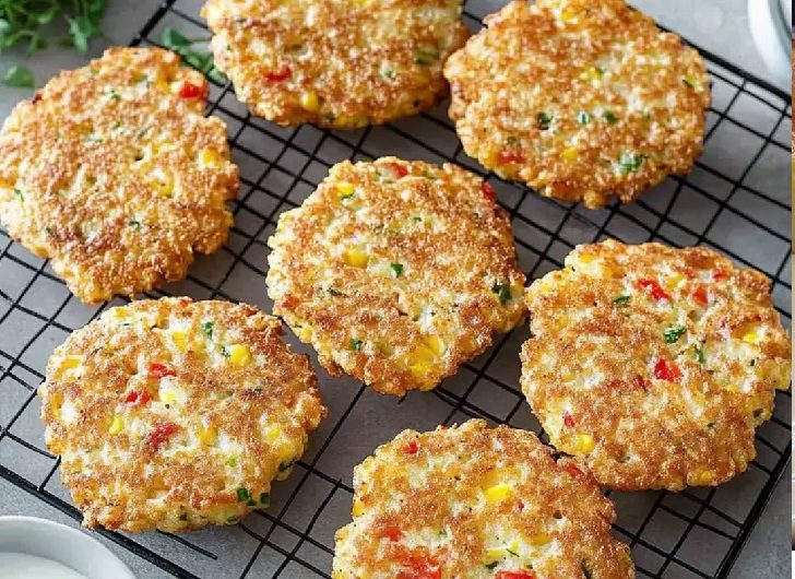 Proteinreiche Low-Carb-Hüttenkäsetaler