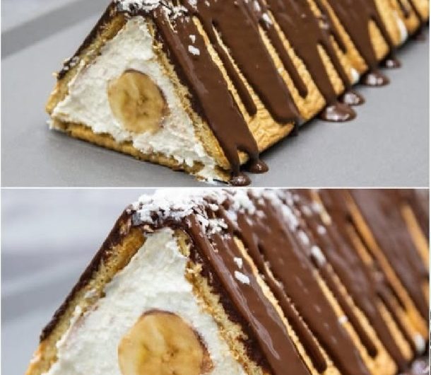 Bananen-Triangel-Dessert – Schnell, einfach und unwiderstehlich