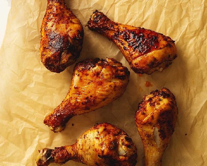 Perfekte Luftfritteuse Hähnchenschenkel – Super Knusprig! ?