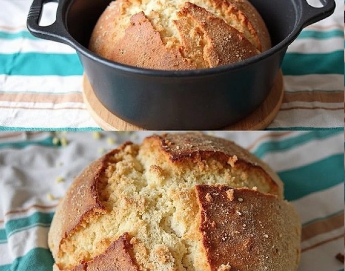Das einfachste 4-Zutaten-Brot – Jeder kann es backen