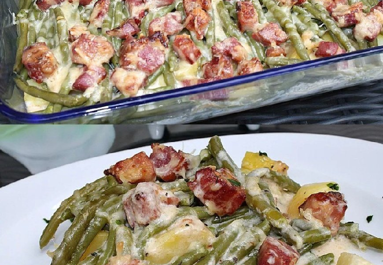 Deftig, cremig, einfach lecker: Meine neue Lieblingspfanne mit Kasseler und Gemüse
