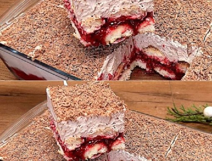 Himbeer-Ricotta-Dessert ohne Backen – Ein sommerlicher Traum in Schichten