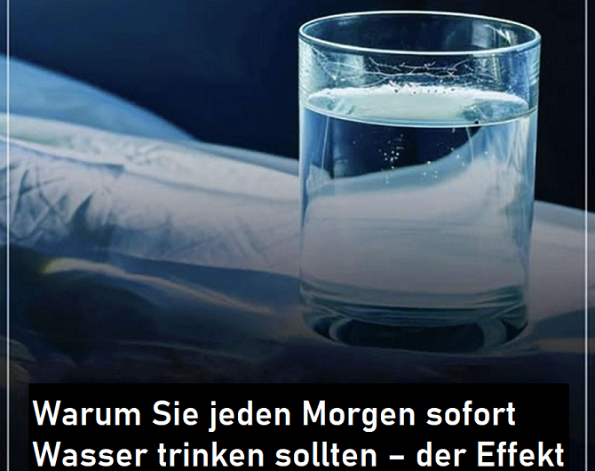 Warum Sie jeden Morgen auf nüchternen Magen Wasser trinken sollten – Die unterschätzte Gesundheitsroutine