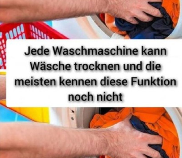 Der versteckte Trick: Wie Ihre Waschmaschine Wäsche schneller trocknen kann