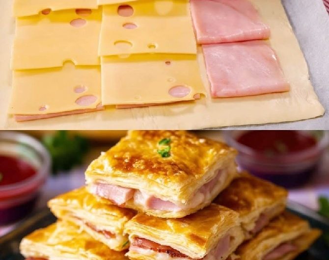Blätterteig mit Schinken und Käse – Schnelles Essen für jeden Anlass!