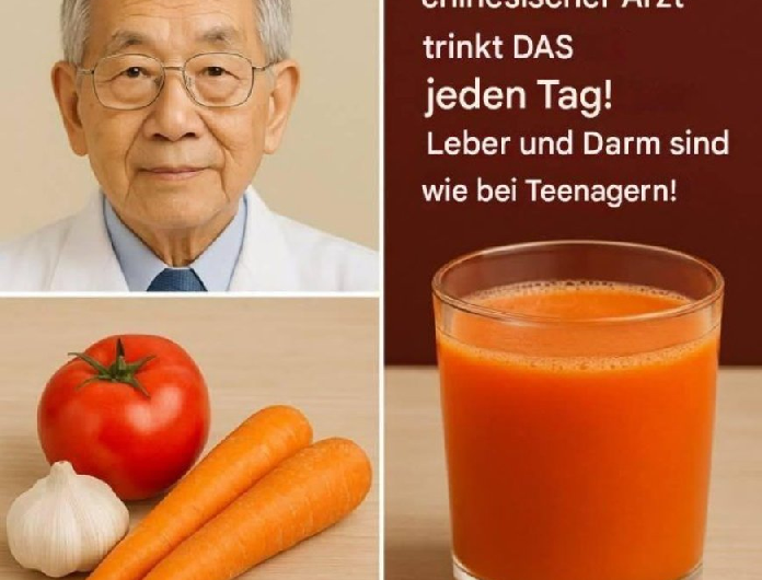 Der Saft, den ein 95-jähriger chinesischer Arzt täglich für eine saubere Leber und einen jugendlichen Darm trinkt