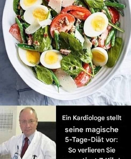 Die von Kardiologen empfohlene Diät, um in 2 Wochen bis zu 5 kg abzunehmen