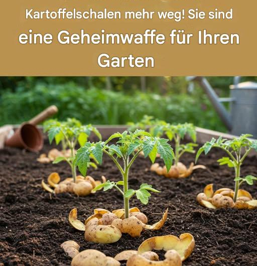 Werfen Sie keine Kartoffelschalen weg: Ihre geheime Superkraft für den Garten!