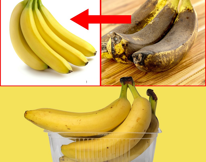 Nie wieder schwarze Bananen: Mit diesem genialen Trick bleiben sie monatelang frisch