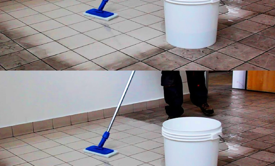 Mischen Sie diese zwei Hausmittel – und Ihre Fliesen glänzen wie am ersten Tag