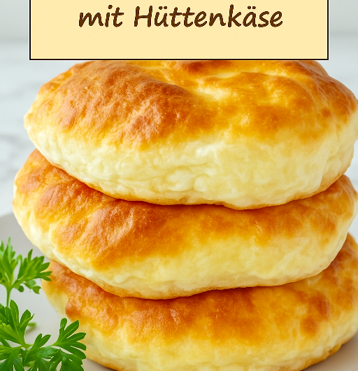 Nach diesem Rezept kaufen Sie kein Brot mehr: Omas Wolkenbrot mit Hüttenkäse – fluffig, saftig und unglaublich einfach!