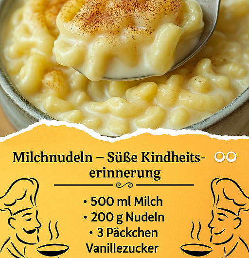 Milchnudeln wie von Oma – ein süßer Klassiker voller Kindheitserinnerungen