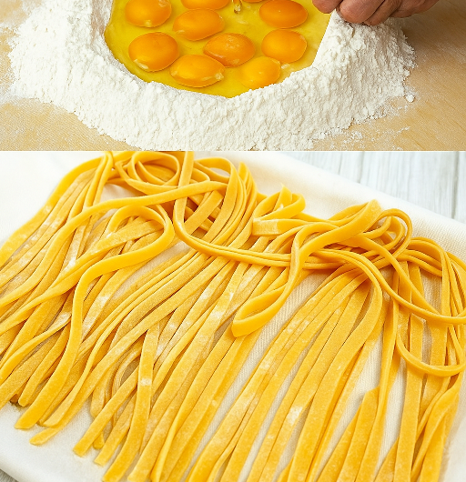 Hausgemachte Eigelb-Pasta: So gelingt die goldene Delikatesse in wenigen einfachen Schritten