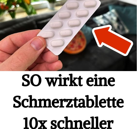 Schmerztabletten wirken schneller: Dieser geheime Trick hilft wirklich!