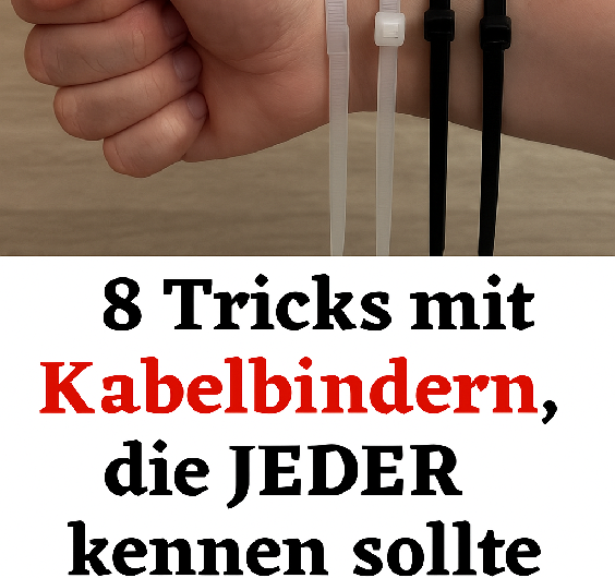 8 Tricks mit Kabelbindern, die jeder kennen sollte (Erstaunlich genial)