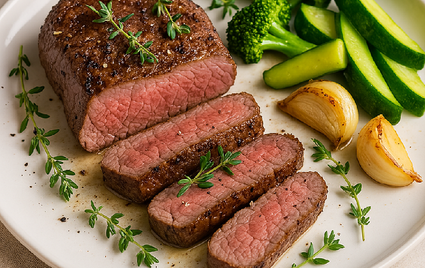 Rinderfilet mit Thymian und Knoblauch – Zart, aromatisch und Low Carb