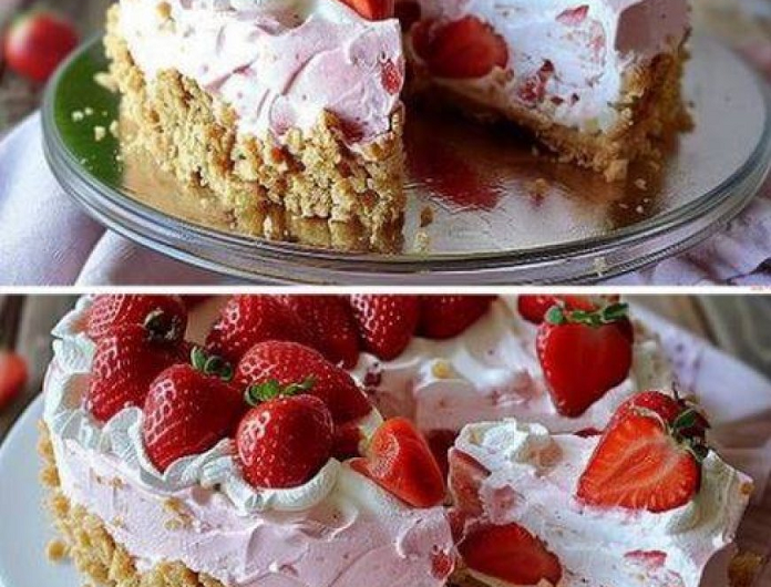 Erdbeerkuchen ohne Backen – Der perfekte Sommerkuchen mit Mascarpone und frischen Erdbeeren
