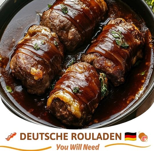 Deutsche Rouladen mit Rindfleisch – Mein (fast chaotisches) Lieblingsrezept für echte Hausmannskost