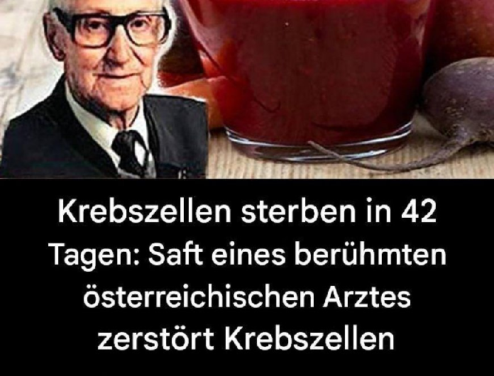 Diese alte Saftkur aus Österreich soll das Wohlbefinden in 42 Tagen deutlich verbessern