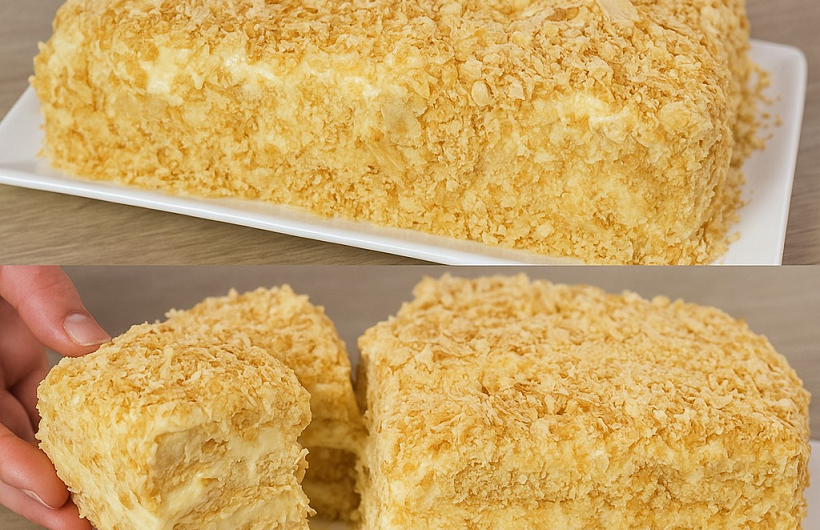 Napoleon-Torte in 15 Minuten – Mein Geheimrezept aus Omas Küche