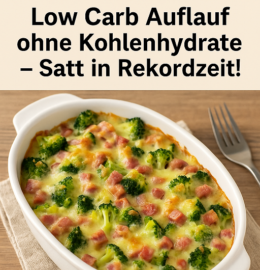 Die 5-Minuten-Wunderwaffe: Low Carb Auflauf ohne Kohlenhydrate – Satt in Rekordzeit!