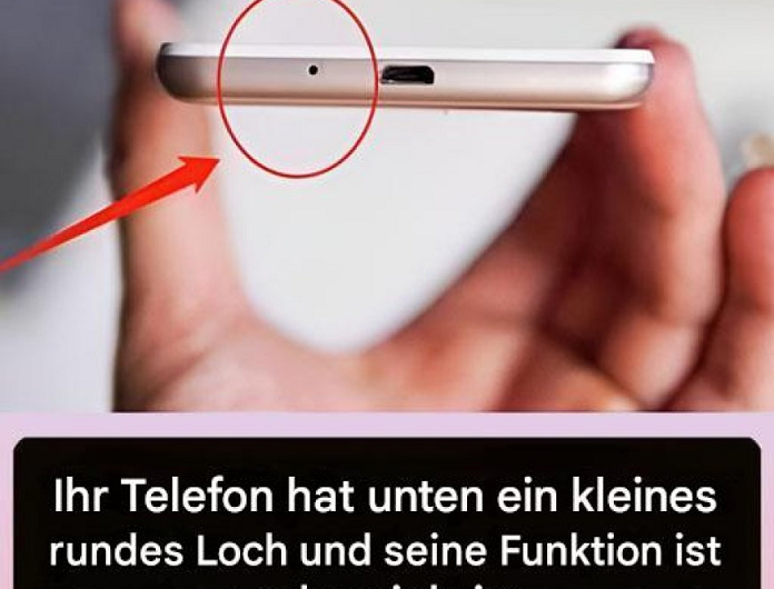 Viele übersehen es – doch ohne dieses winzige Loch wäre dein Handy kaum benutzbar