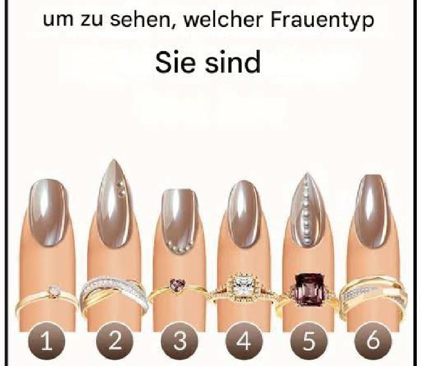 Sprich nicht. Wähle einen Nagel – und erfahre, welcher Typ Frau du bist